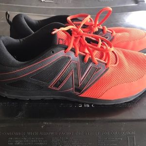 New Balance Minimus Orange Black Running Shoe